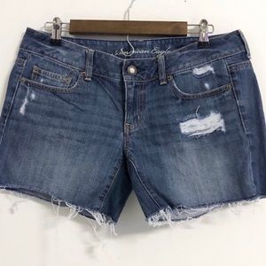 American Eagles Cut Off Denim Shorts